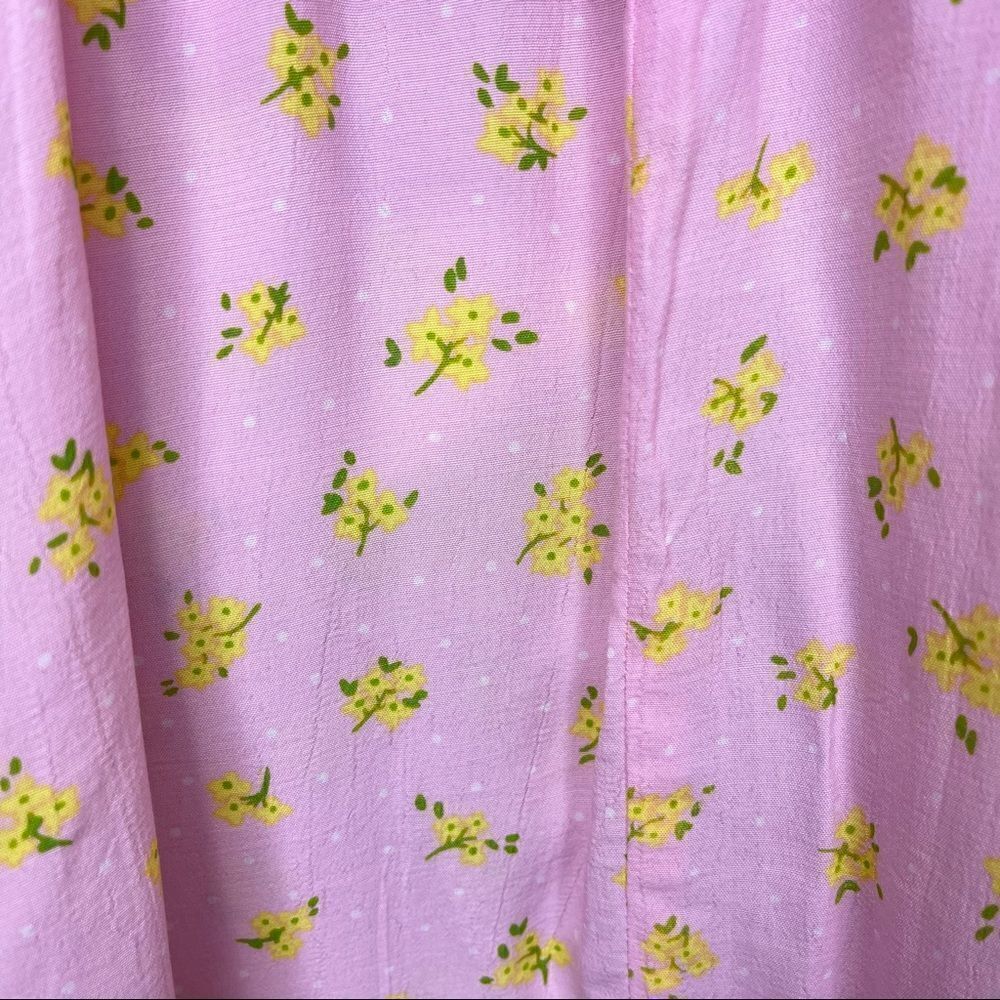 NEW Faithfull the Brand Mid Summer Mini Dress in Luda Floral Print Pink Small - Picture 8 of 14
